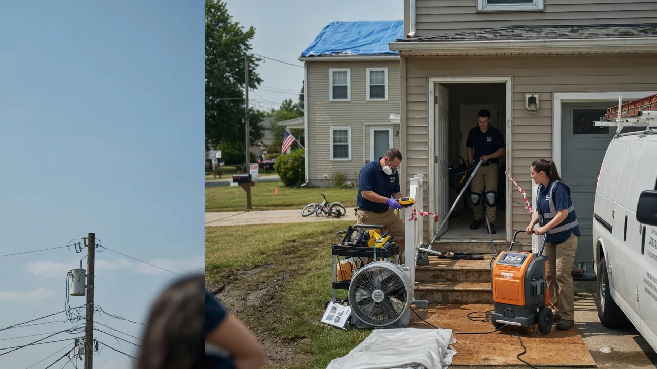 Water Damage Repair in Clarington, OH near me